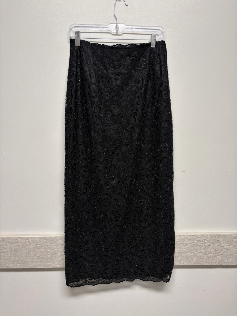 Christina Perrin Black Beaded Skirt